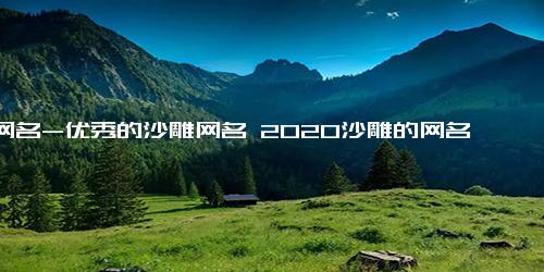 网名-优秀的沙雕网名 2020沙雕的网名